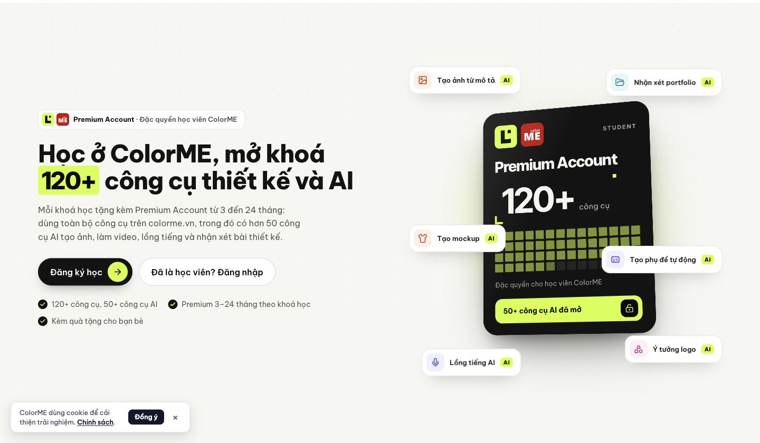 Trang Premium Account trên colorme.vn