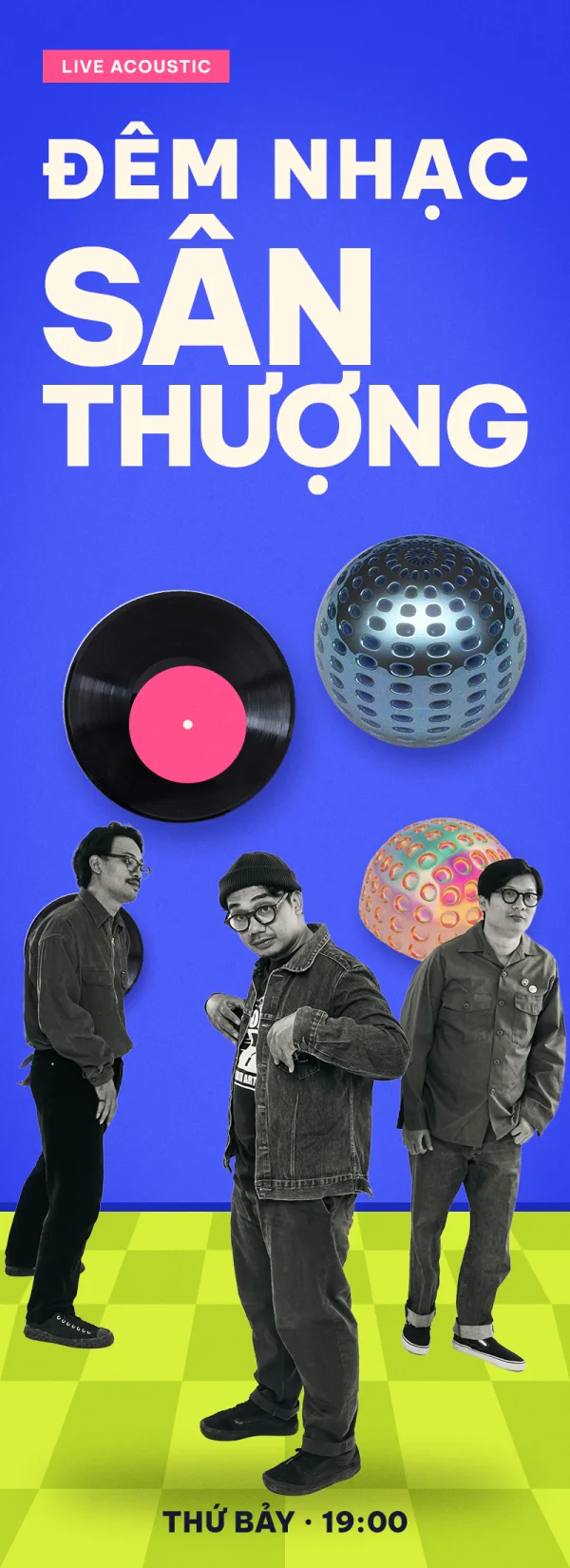 Standee dọc cùng thiết kế
