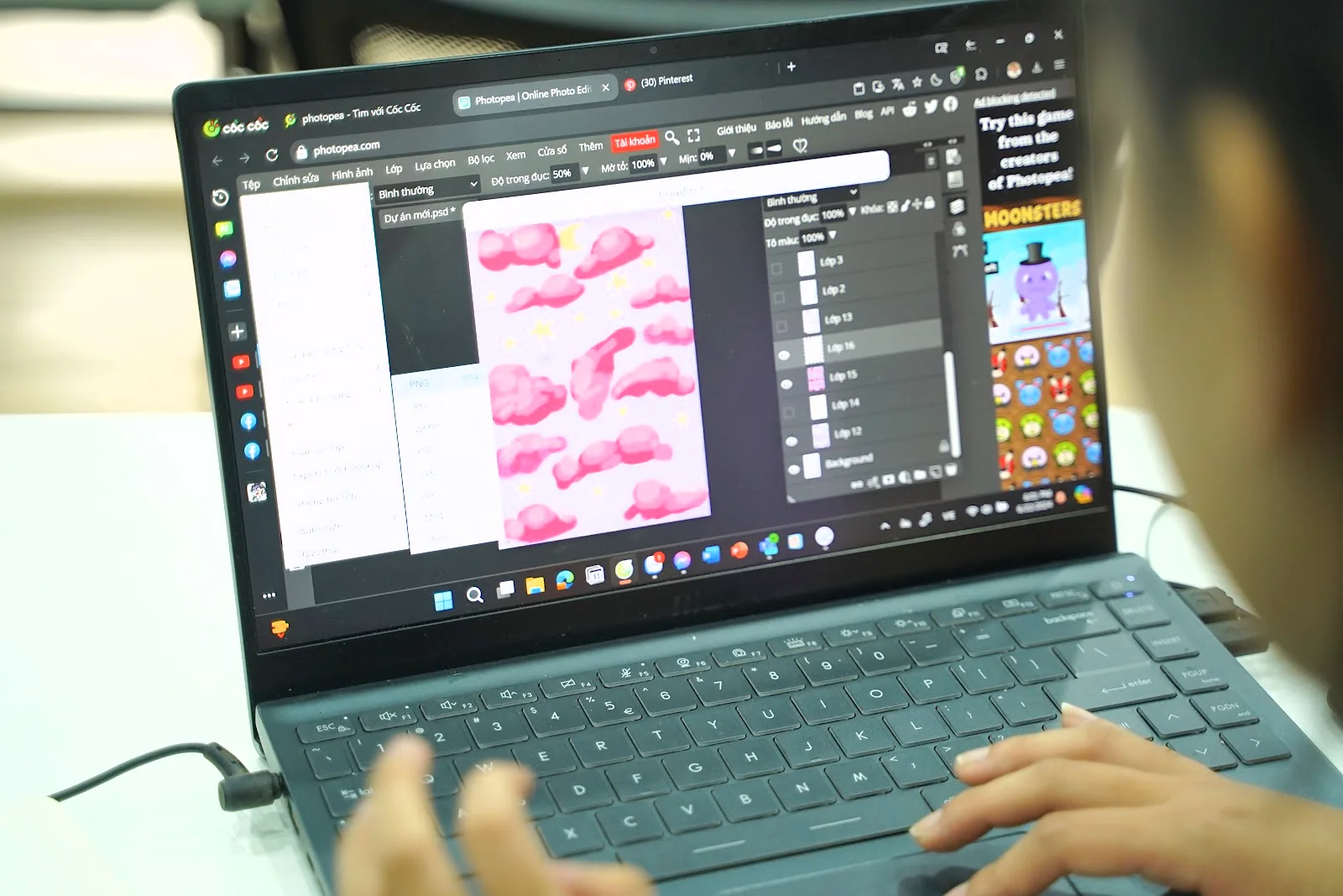 Thao tác đầu tiên trên Photoshop