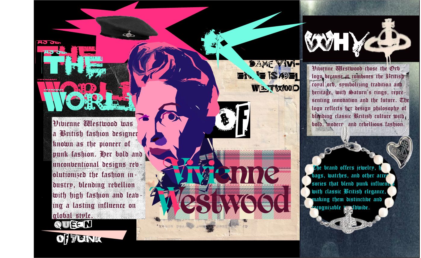 Bài Tập Cuối Kỳ- Infographic - The World Of Vivienne Westwood, Queen of Punk