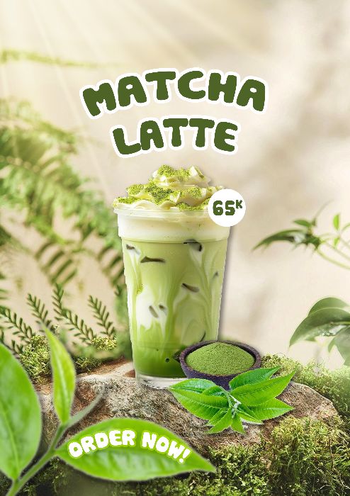 GRAPHIC POSTER - MATCHA LATTE
