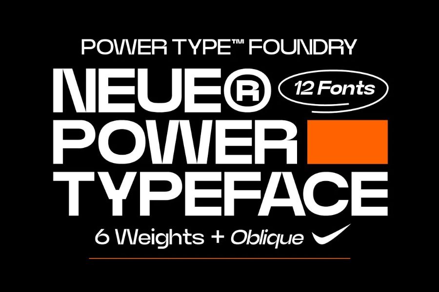 Neue Power Sans Serif Font
