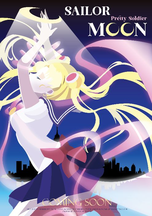 bài cuối khóa poster sailor moon