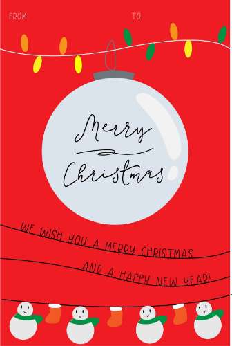 Thiết kế Christmas Card