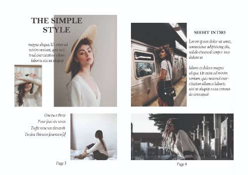 Girl Magazine Layout