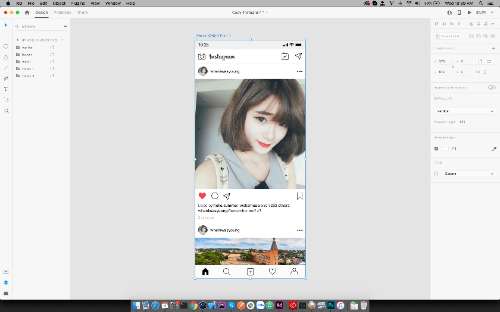 Copy Instagram screen