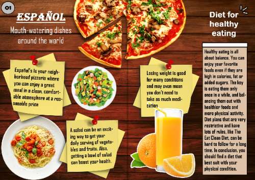 Food Layout 