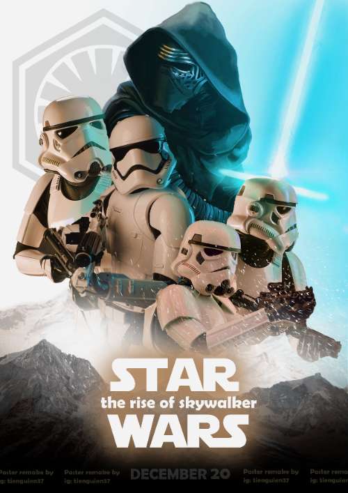 Baitap thiet ke Poster (the rise of skywalker) MY OWN REMAKE
