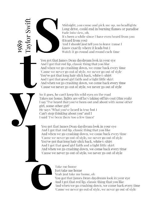 Style-Taylor Swift