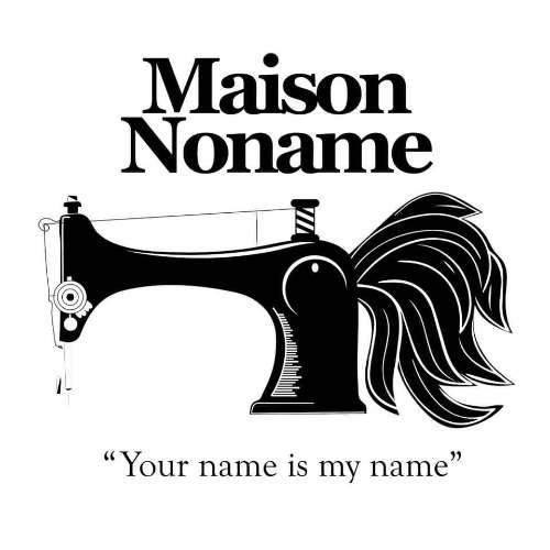 Logo hãng thời trang may mặc Maison Noname