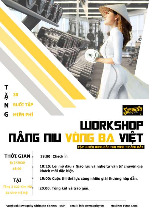 Poster fitness workshop