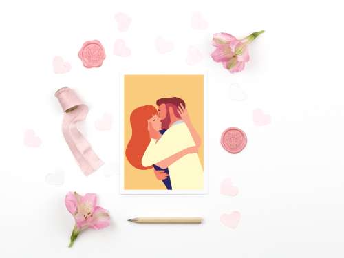 kissing