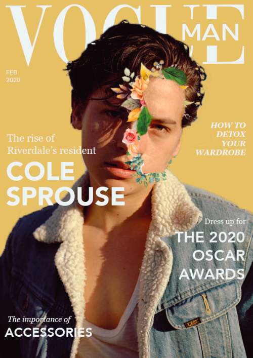 Vogue Man front cover