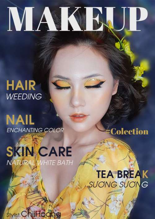 Bìa tạp chí Makeup