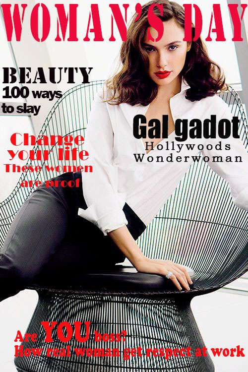 Magazine Design - Text tool