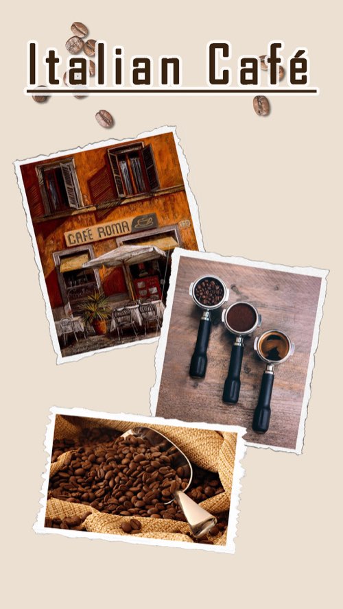 Italian café