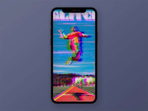 The glitched  jump