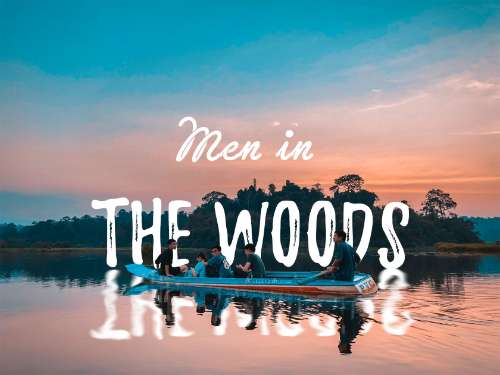 Men in the woods - layer mask thực hành