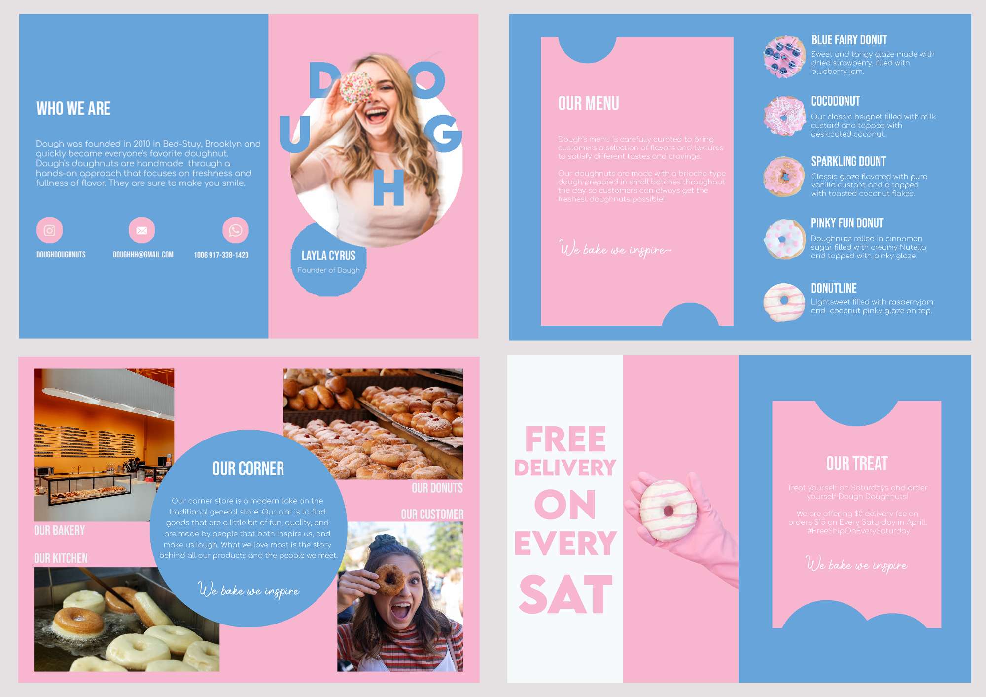 Layout Dough Bakery 
