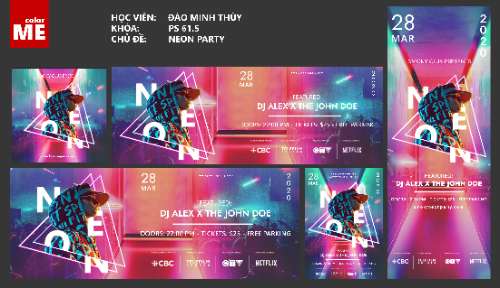 Ấn phẩm truyền thông - NEON PARTY