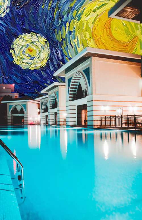 starry pool