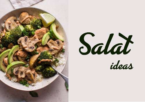 Layout food "salat ideas" 