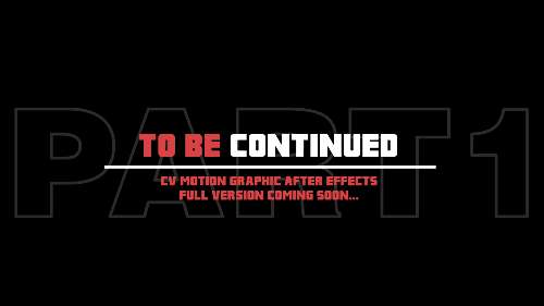CV Motion Graphic - P Art 1 