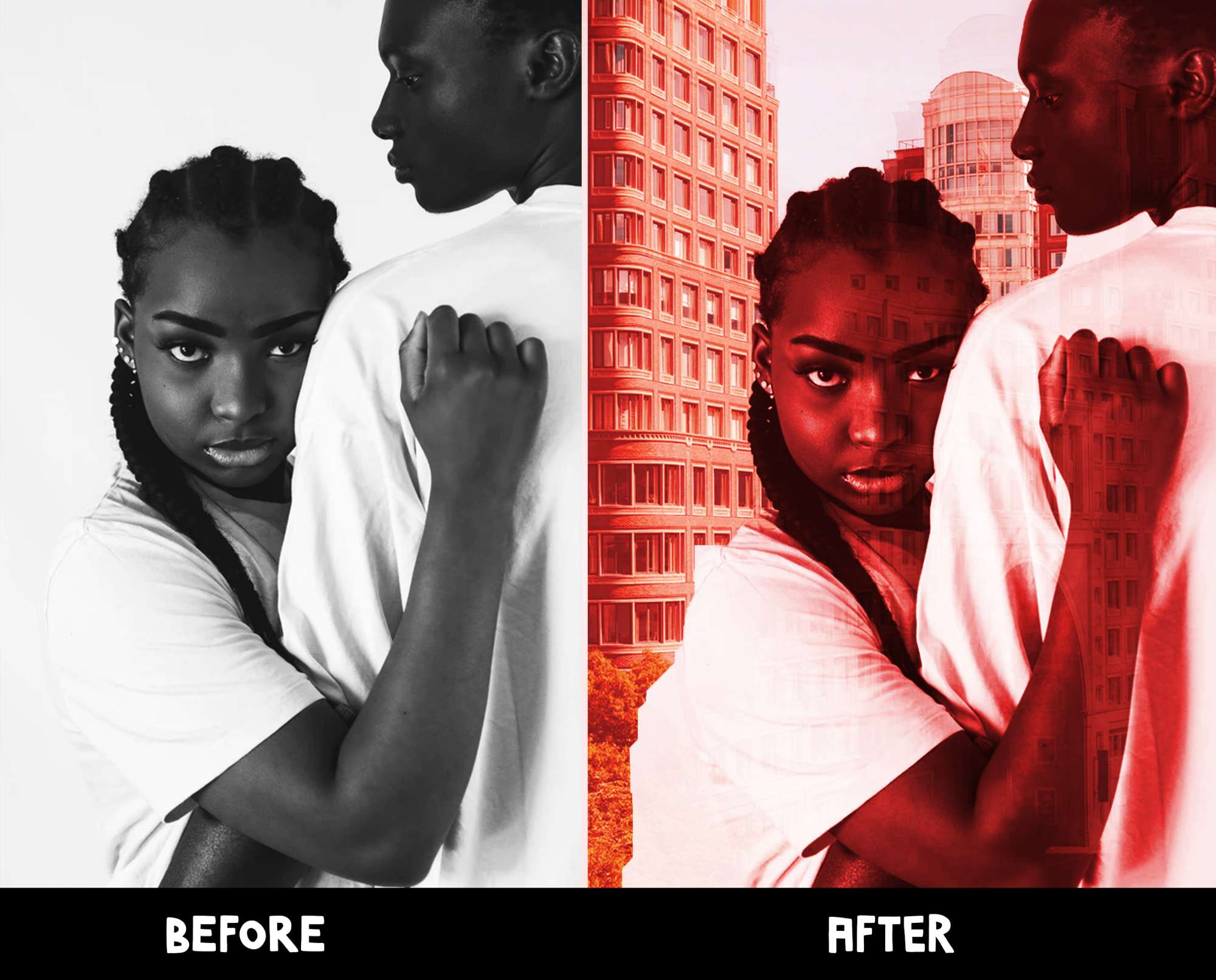 Before  After 