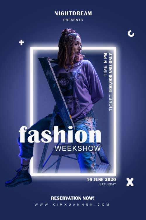 fashion weekshow Poster