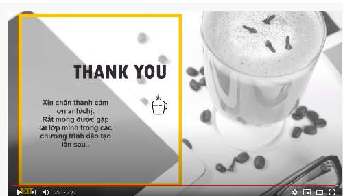 Lê Thị Hà - Kịch bản và Video cuối kỳ