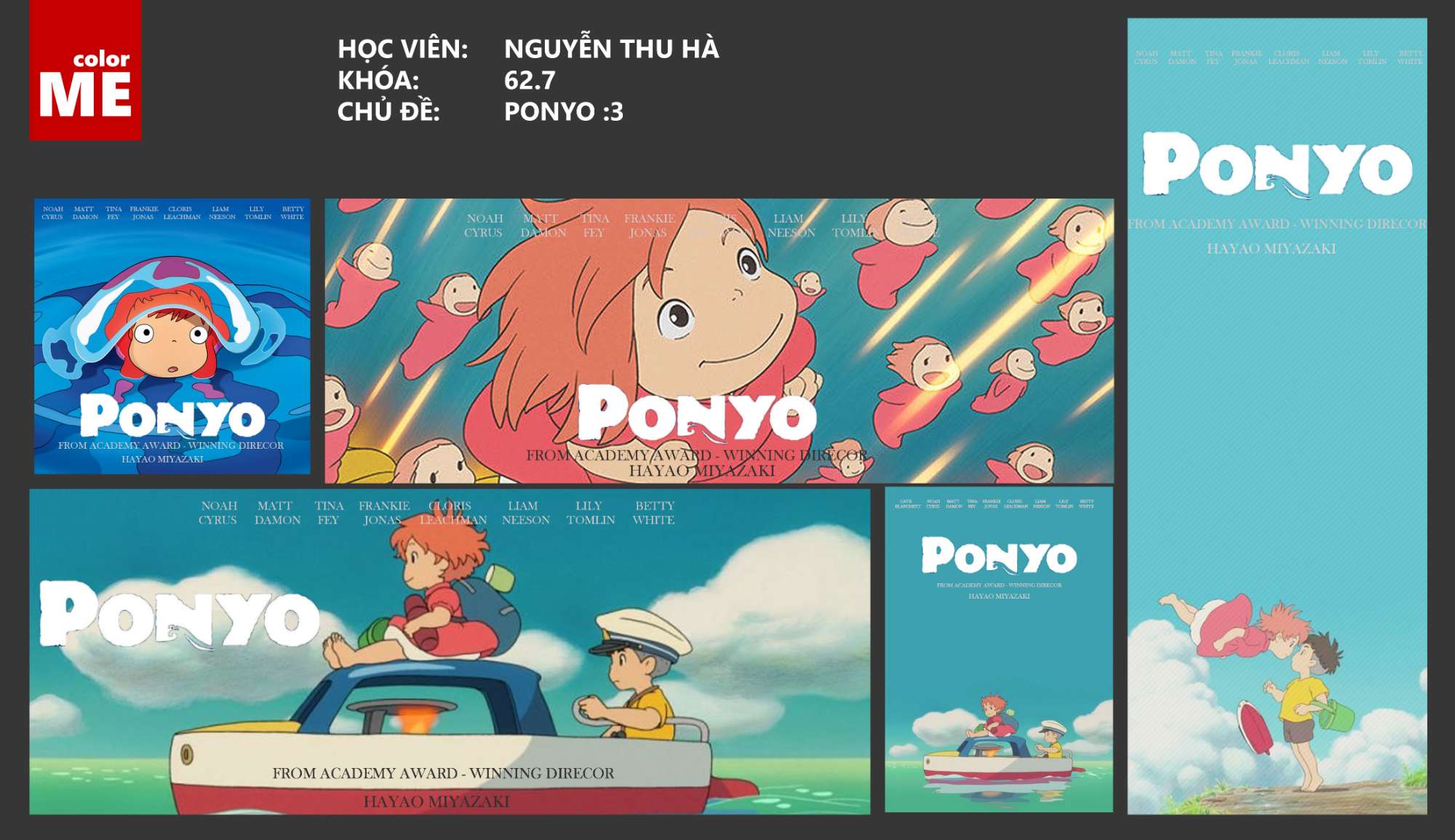 Bài tập buổi cuối Ponyo 