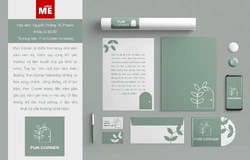 Branding identity - Pun Corner Homestay