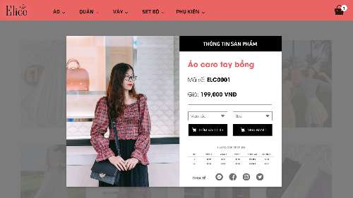 Màn hình  gồm card và Slide NAV 
