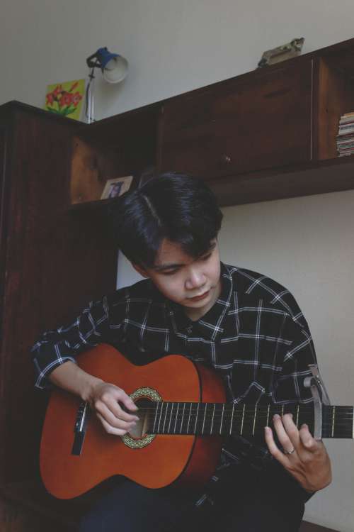Portrait of a vintage boy
