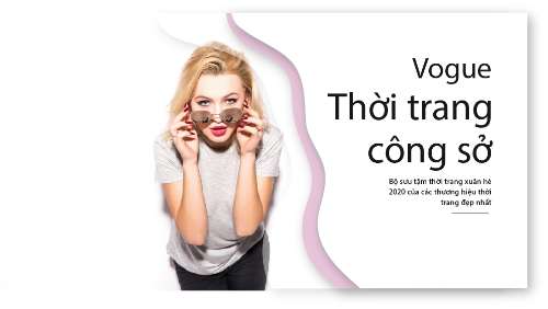Layout Thời trang