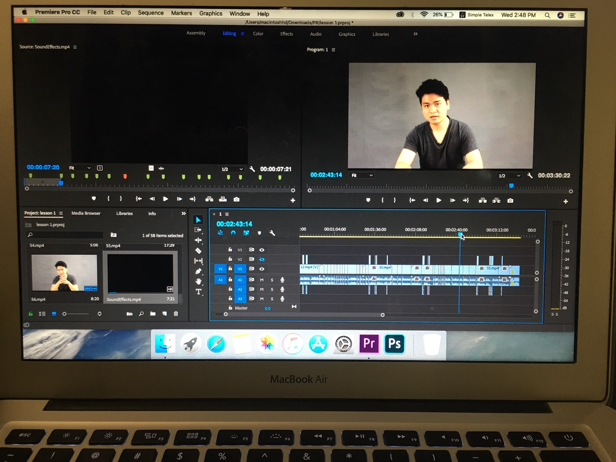 nộp bài tập buổi 1 - edit Video 