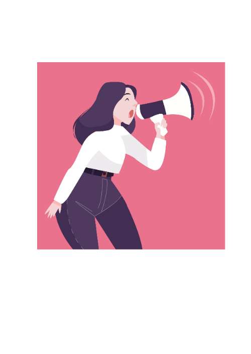 Sử dụng Pentool - GIRL WITH THE LOUD SPEAKER