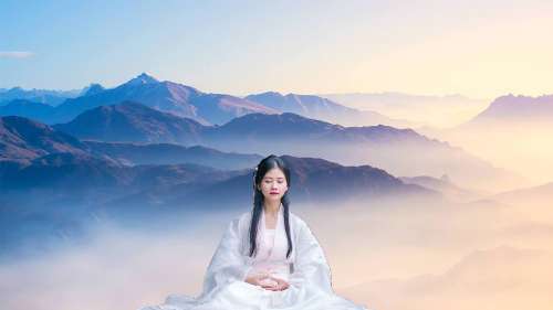 thiền định trên núi