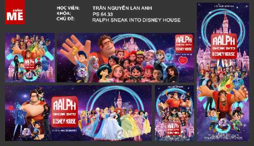 Ralph Sneak Into Disney House