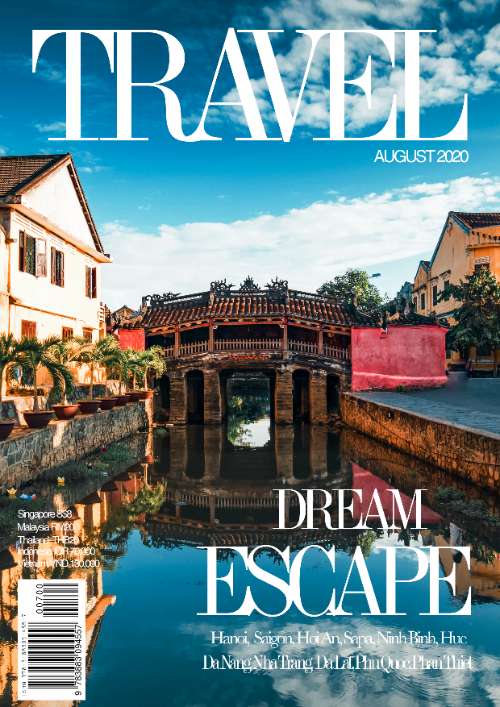 Mẫu bìa Travel Magazine, sử dụng Font chủ đạo Torino Modern
