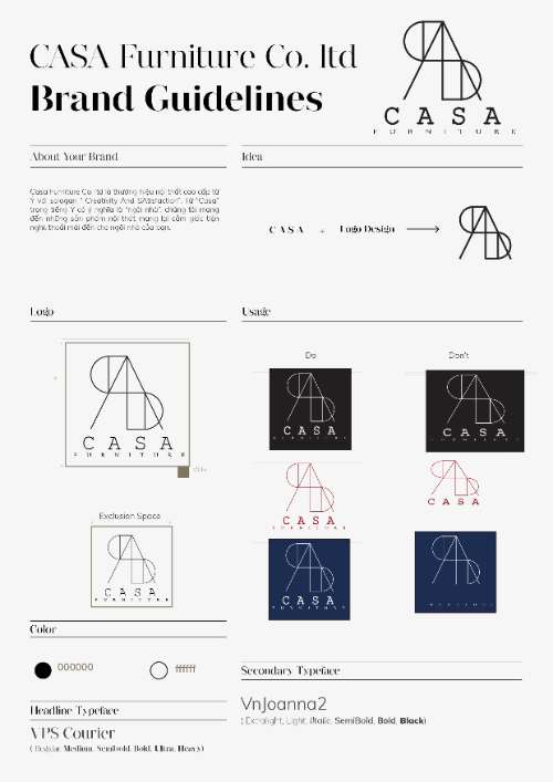 Logo Design (CASA Furniture Co.ltd)