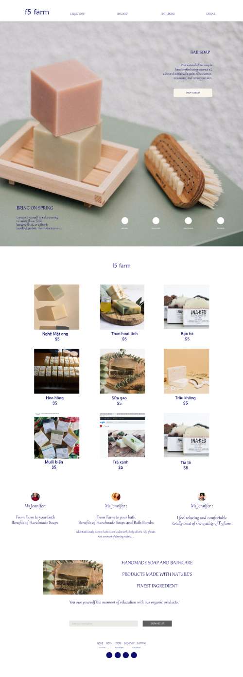 Landing page