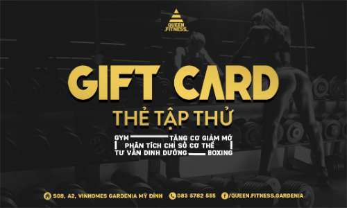 Text Arrangement | Gift Card for Queen Fitness
