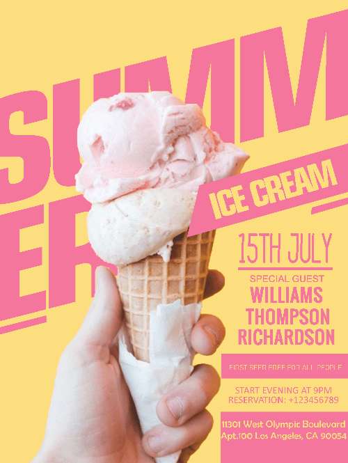 Ice cream Poster