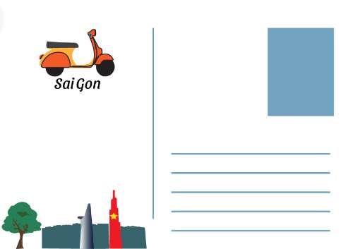Travel postcard