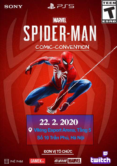 Poster spider-man ps5