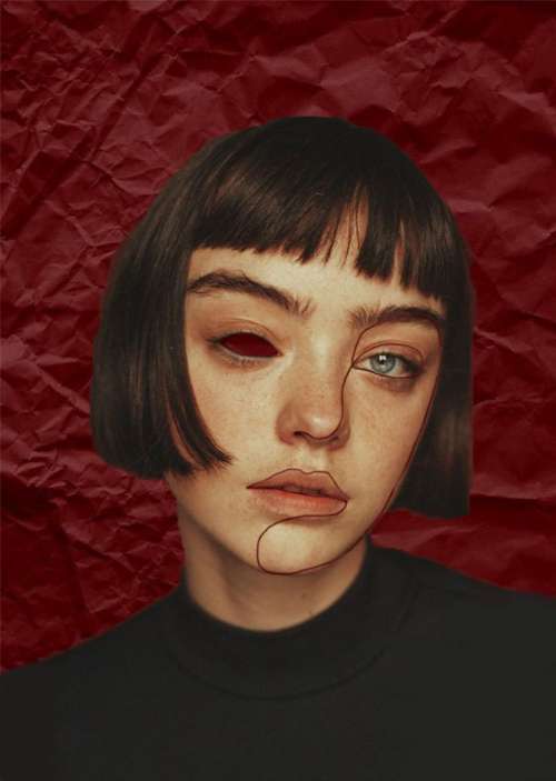 collage  Art + im brush