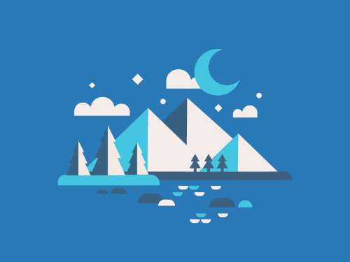 Pyramid on the sky