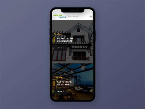 app mobile trang giới thiệu sản phầm gỗ nhựa