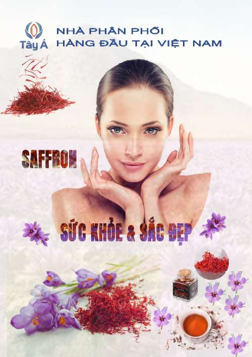 Poster -Saffron sức khỏe và sắc đẹp